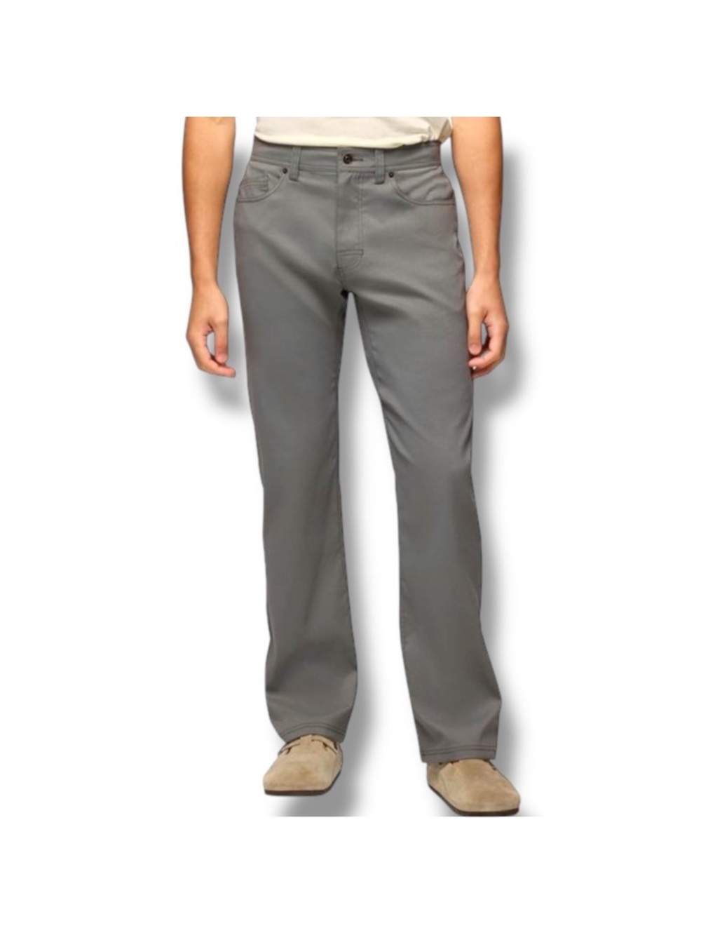 PrAna Brion Pants Men’s Size 34x32 Standard Straight in Thyme Green - Picture 2 of 9